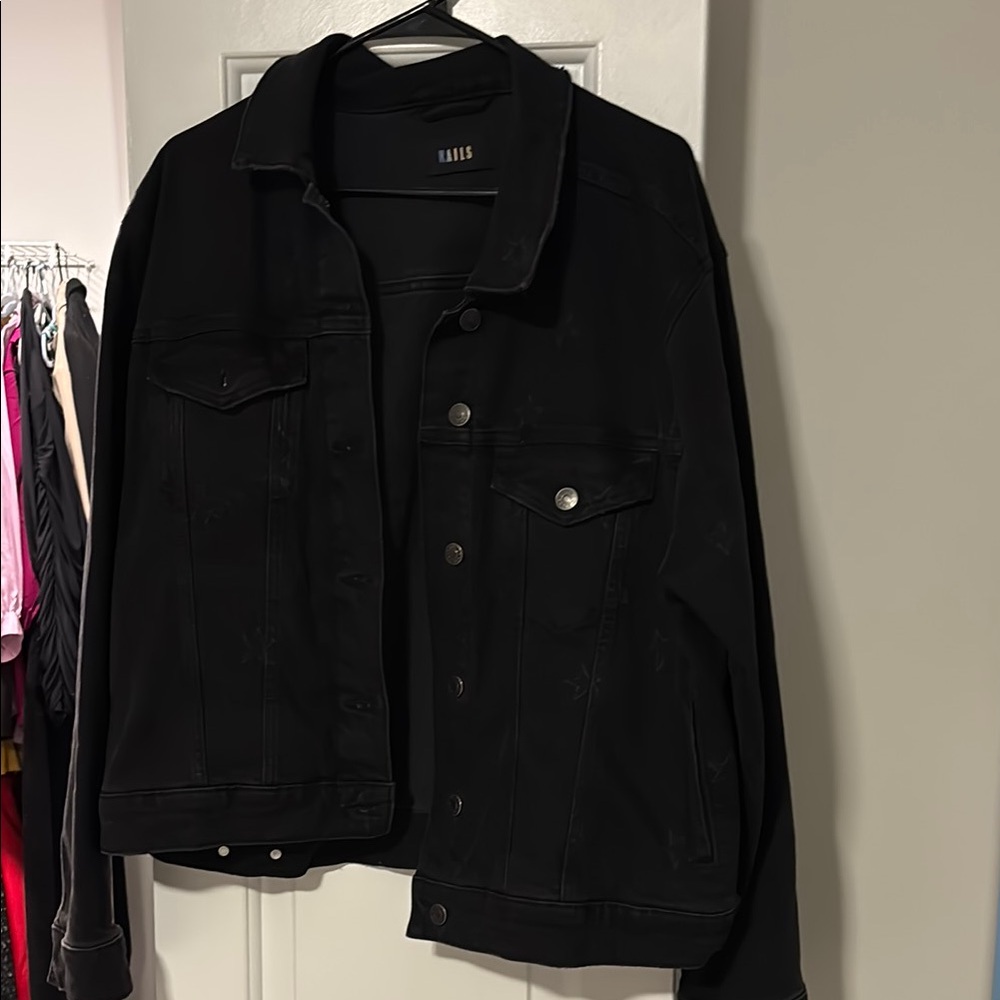 Rails Black Jean Jacket